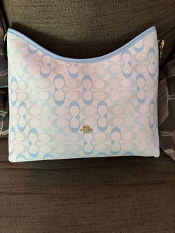 Coach Signature Crossbody Bag Pastel Ombre
