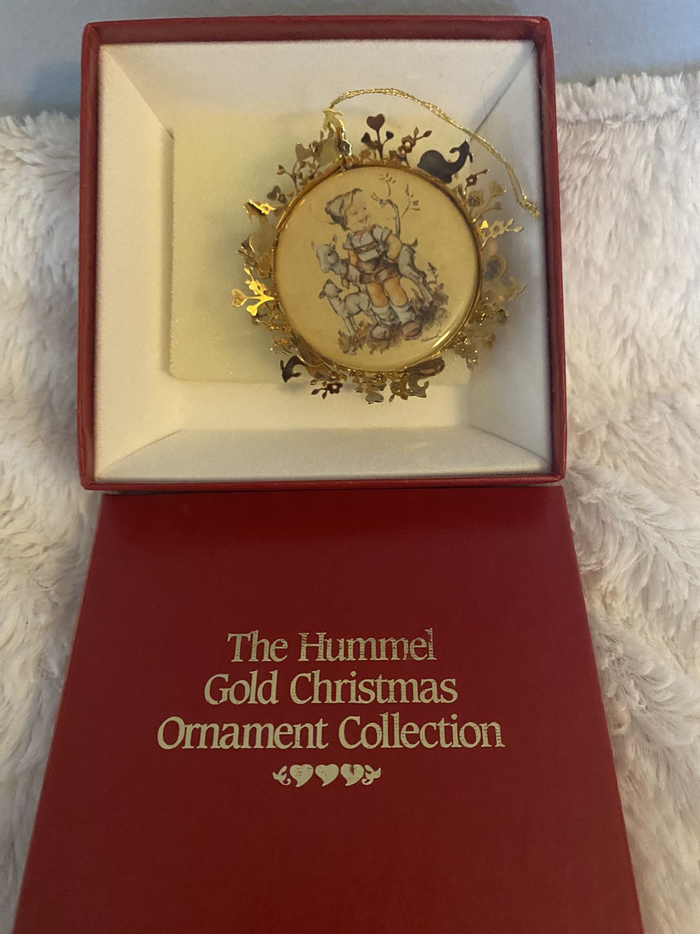 Vintage-The Hummel Gold Christmas Ornament Collection 