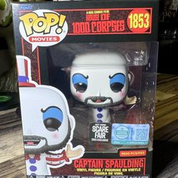 Funko Pop Horror Captain Spaulding Scare Fair Exclusive 9500 Pcs