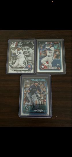 Toronto Blue Jays Justin Turner (3) card lot