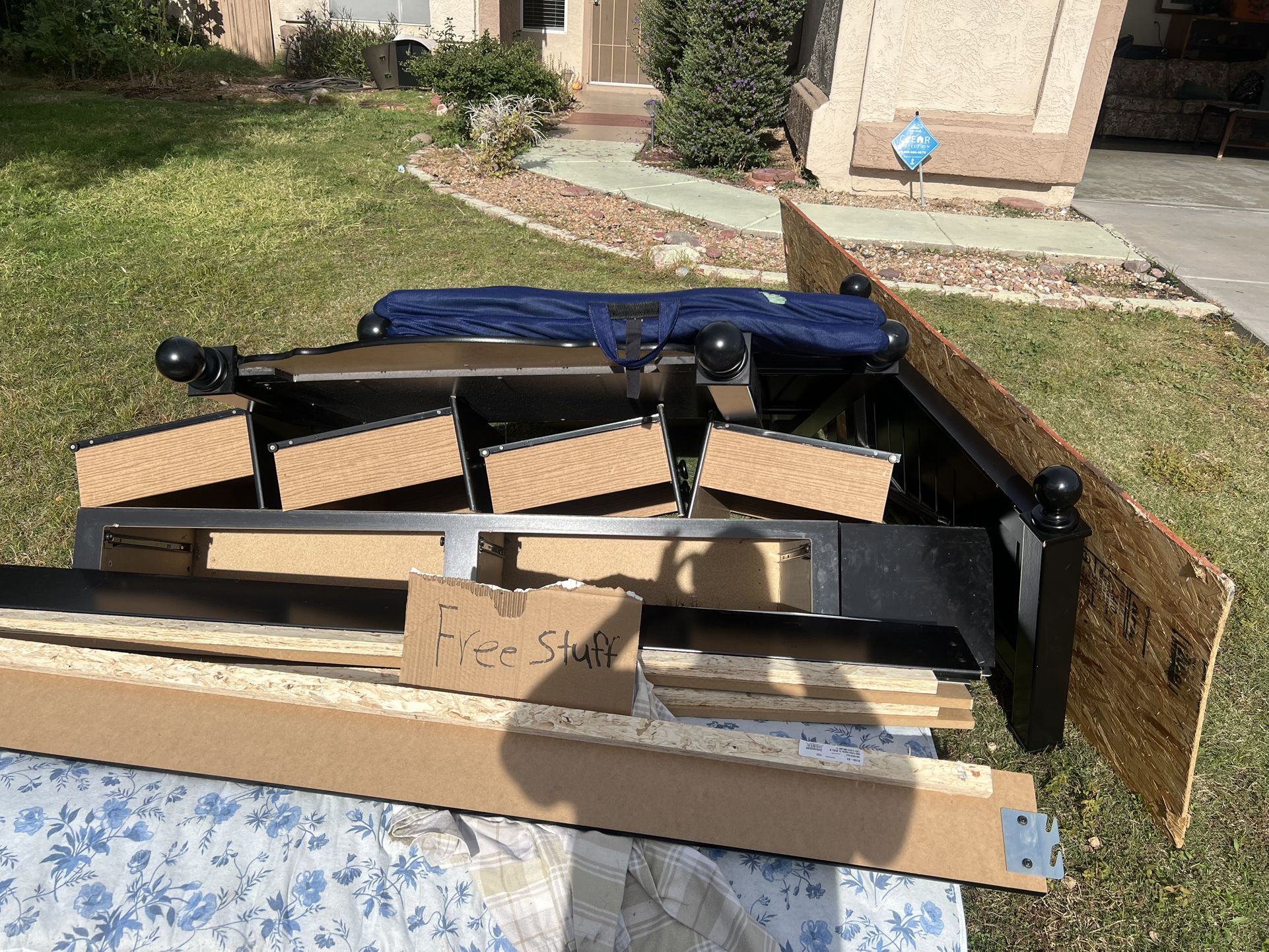 Free Two Twin Beds With Drawers From Ashley’s 