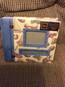 USED PHOTO ALBUM, STICKERS NOT INCLUDED.