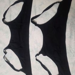 Hands Free Pumping Bra Hands-Free Breast Pump Bra Nursing Bras for Pumping Adjustable Breast-Pumps Holding and Nursing Bra (Black, Small) - 2 pair