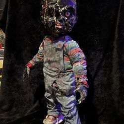 Custom Burned Chucky Doll 