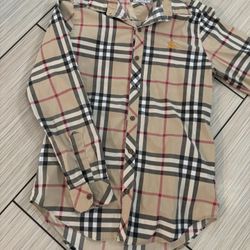 BURBERRY BUTTON UP