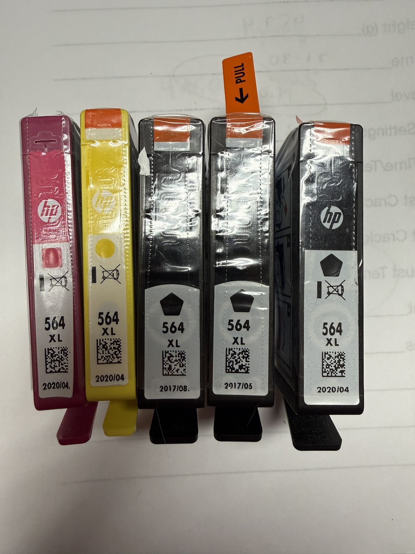 HP 564XL Inkjet Cartridges, Brand New With Original Seals