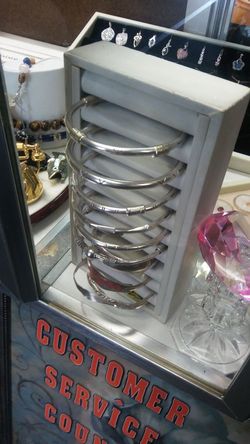 Sterling silver..Brackets.each