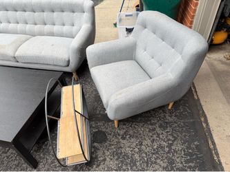 Gray Couch and chair set