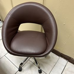 Brown Rolling Chair