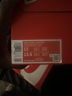 Laker Dunks Size 12