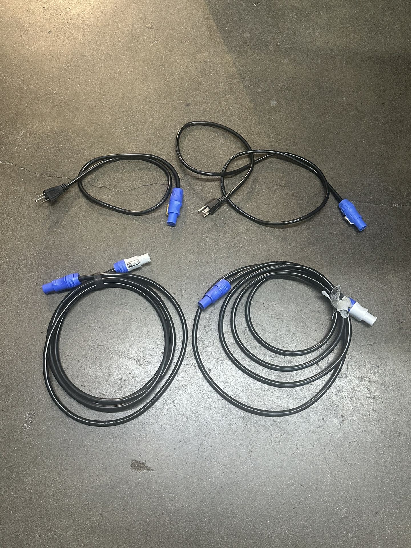 Neutrik powerCon And Neutrik To Wall Power Cables