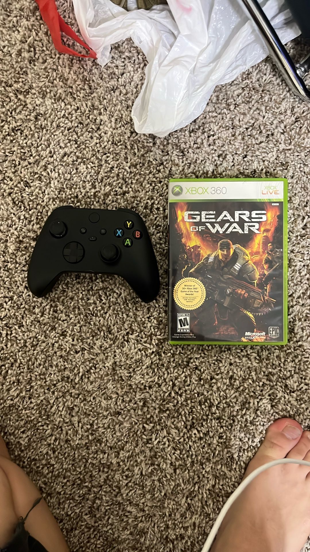Xbox Controller With Game