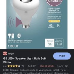 Bluetooth Lightbulb Speaker 