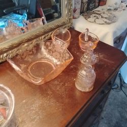 Pink Depression Glass