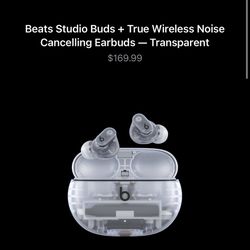 Beats Studio Buds (Transparent)