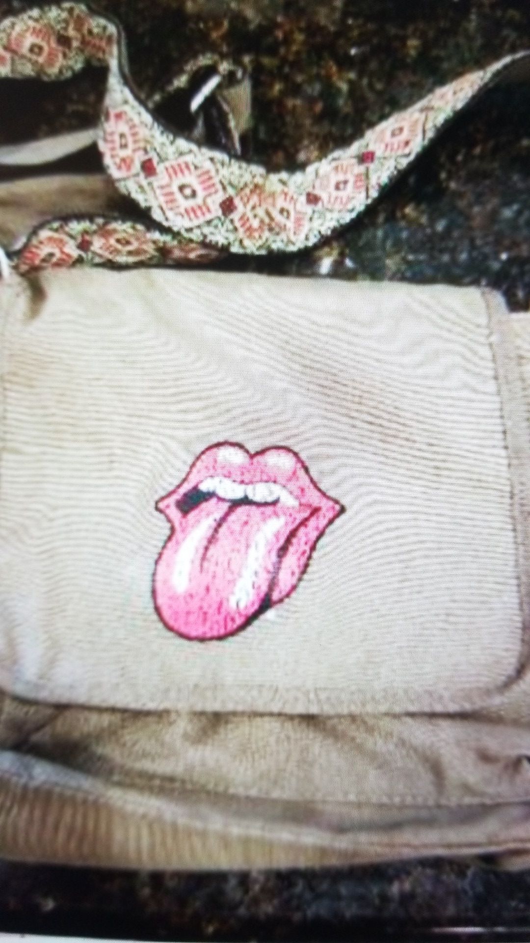 Rolling Stones Messenger Bag (Green)
