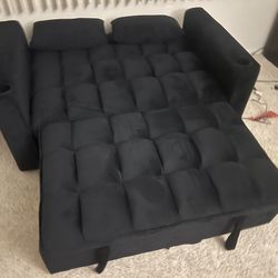 New Adjustable Couch / Bed.  Black Or Grey.  Free Delivery!
