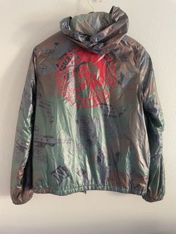 DIESEL Kids Boys Size 16 JIBO CAMO AND MOHAWK LIGHTWEIGHT JACKET Kids Boys Size 16 
