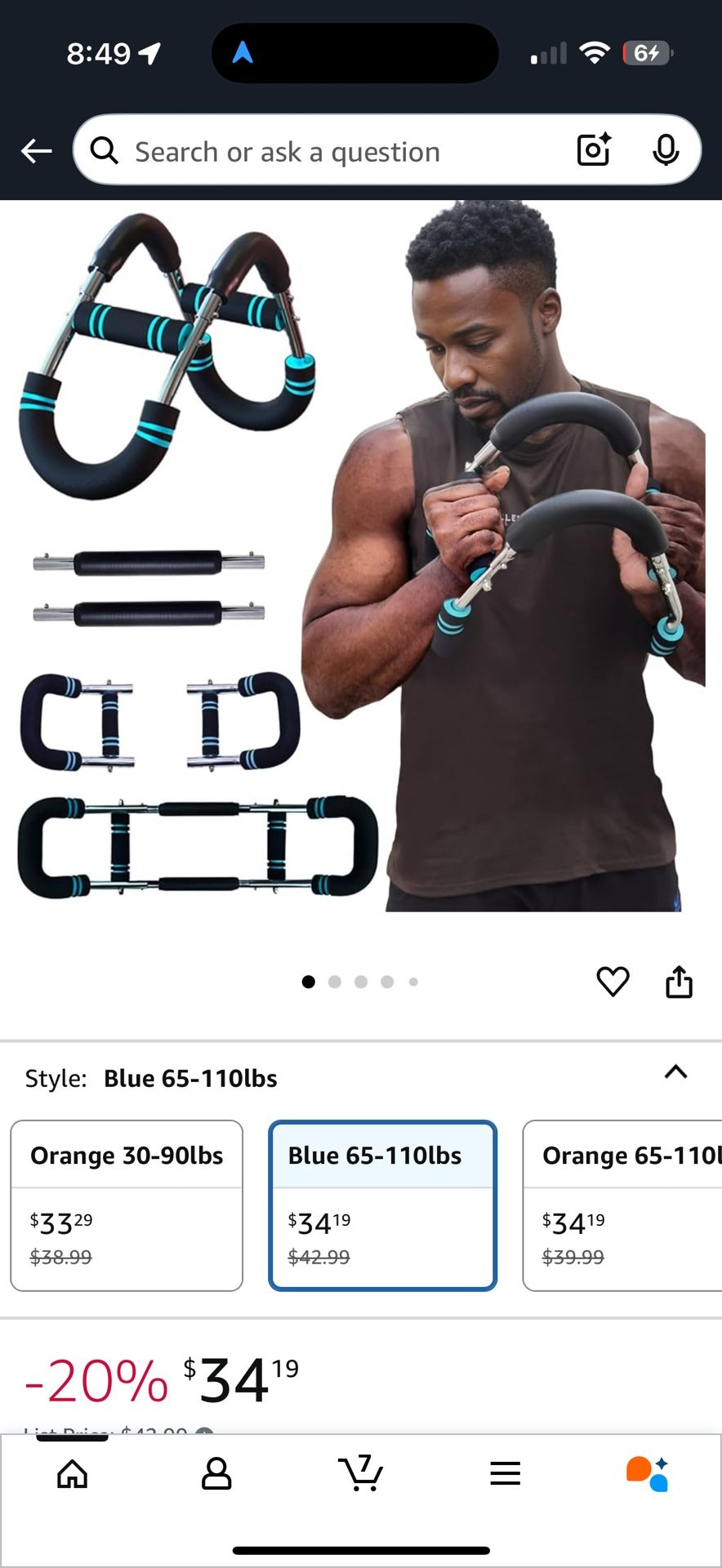 Ultimate Twister Arm Trainer, Adjustable Chest Workout Equipment, Arm Trainer for Men, Chest Trainer for Men, Shoulder Muscle Training, Portable Sprin