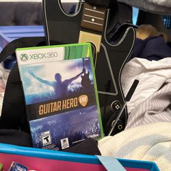 Guitar Hero Live Xbox 360 Game With Guitar