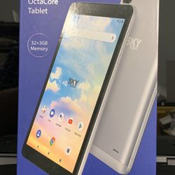 Sky Tablet 8” w/1yr Data Plan Included $125