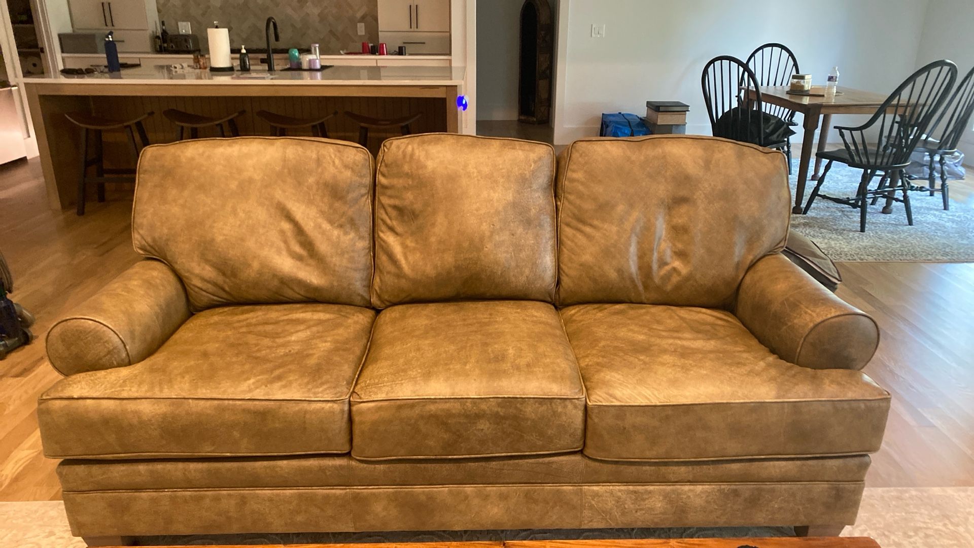 Leather Sofa From Foothills Amish Furniture