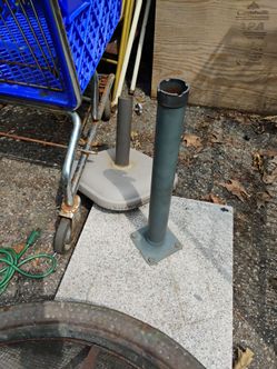 Heavy duty outdoor umbrella base