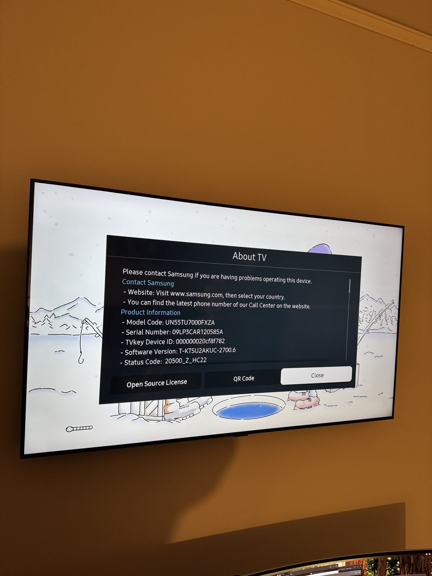 Samsung 55" Class TU7000 Crystal UHD 4K Smart TV