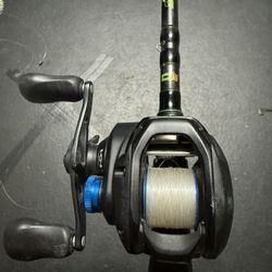 Bass fishing Setup Left Handed Reel