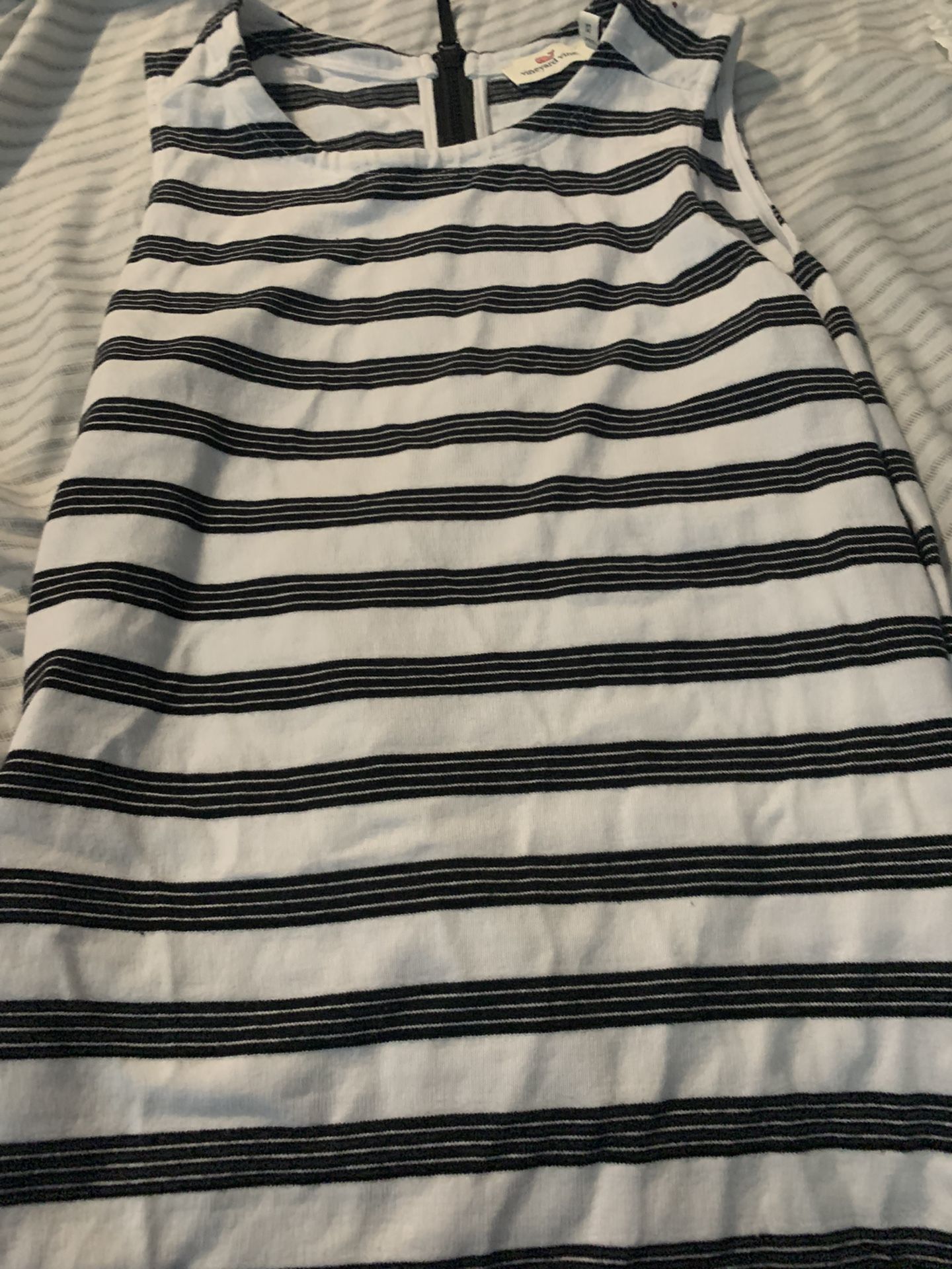 Vineyard Vines XS black / white tank dress