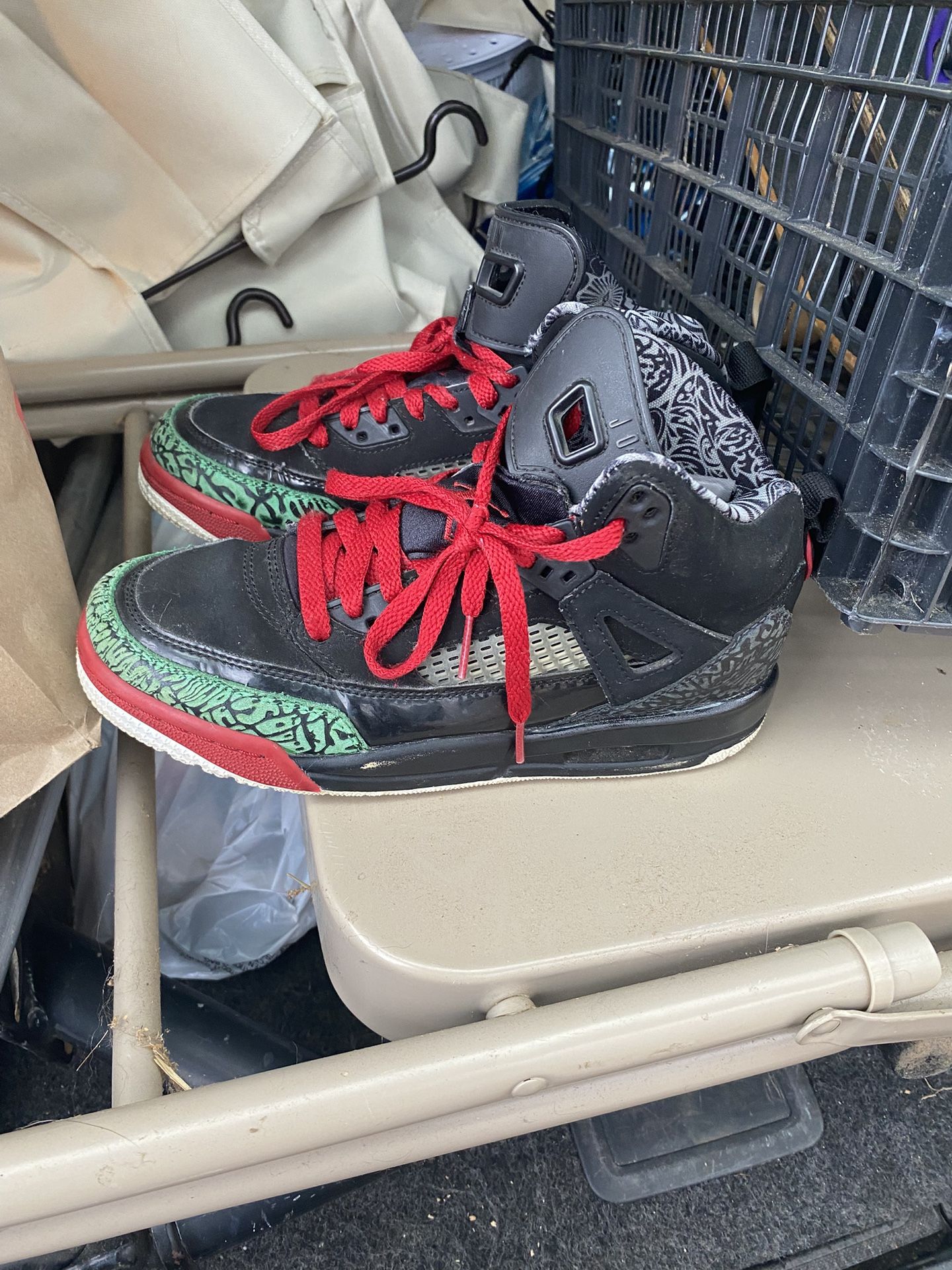 Spizike Black Varsity Red Sz 4.5