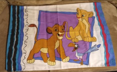 ONE Vintage '90s Disney's The Lion King pillowcase $10 FIRM