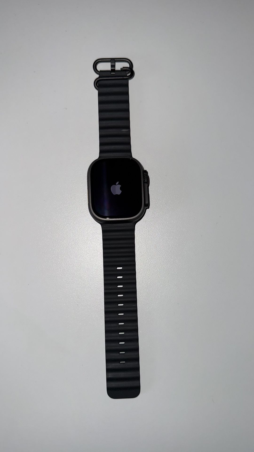 Apple Watch Ultra 2 [GPS + Cellular 49mm] Smartwatch, Sport Watch with Black Titanium Case with Black Ocean Band.