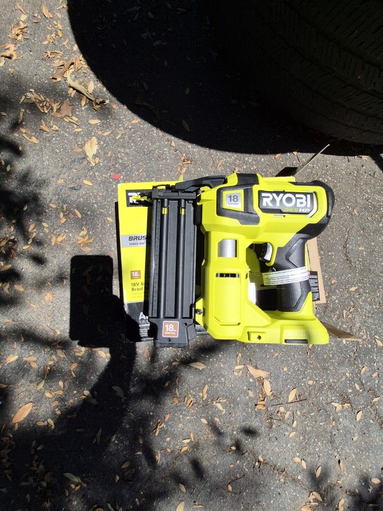 RYOBI ONE+ HP 18V 18-Gauge Brushless AirStrike Brad Nailer (Tool Only)