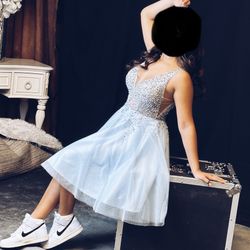 Sky Blue Dress