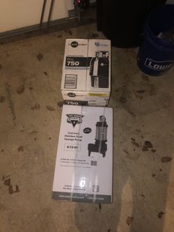 Sump Pump & Garbage Disposal