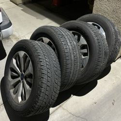 2014-18 Ford F-150 17” Stock Rims And Tires Full Set
