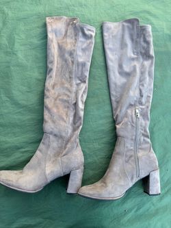 Botas de tacón medio alto