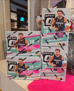2020-21 Panini Donruss Optic NBA Blaster Box LOT OF 4 NEW FACTORY SEALED