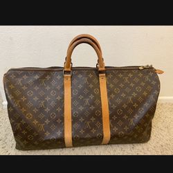Authentic Lv Keepall 55