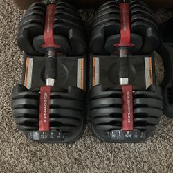 52.5 Lbs Adjustable Dumbbells
