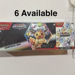 Pokemon Sam’s Club Prismatic Evolutions Surprise Box & Booster Bundle