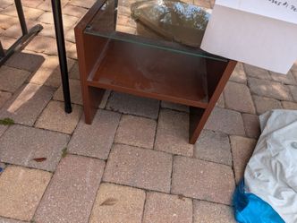 Printer/side table