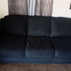 Couch with high to bed.