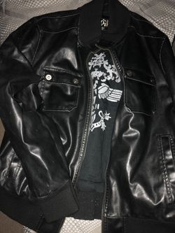 Men’s leather jacket