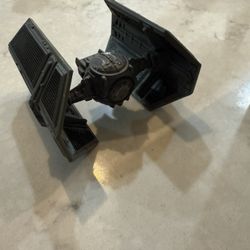Vintage Star Wars Due Cast Darth Vader Tie Fighter