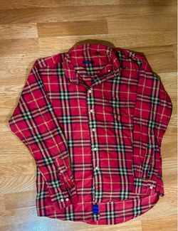 Burberry Flannel Red - Size Medium
