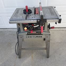 Craftsman  10” Table Saw On Stand