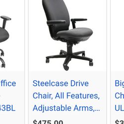 $65 Each Steelcase HON Desk Chair Office Chair Computer Chair Task Rolling Swivel