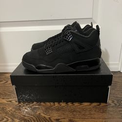Nike Air Jordan Retro 4 ‘Black Cats’ Men’s High Top Shoes w/ OG Box sz 9 NEW